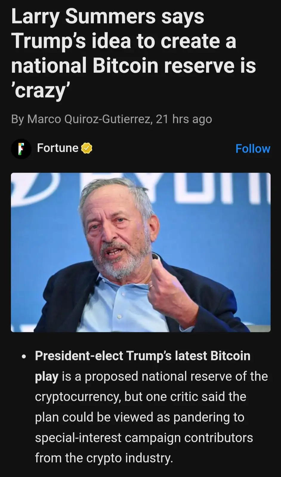Is There a National Strategic Bitcoin Reserve in the Works?