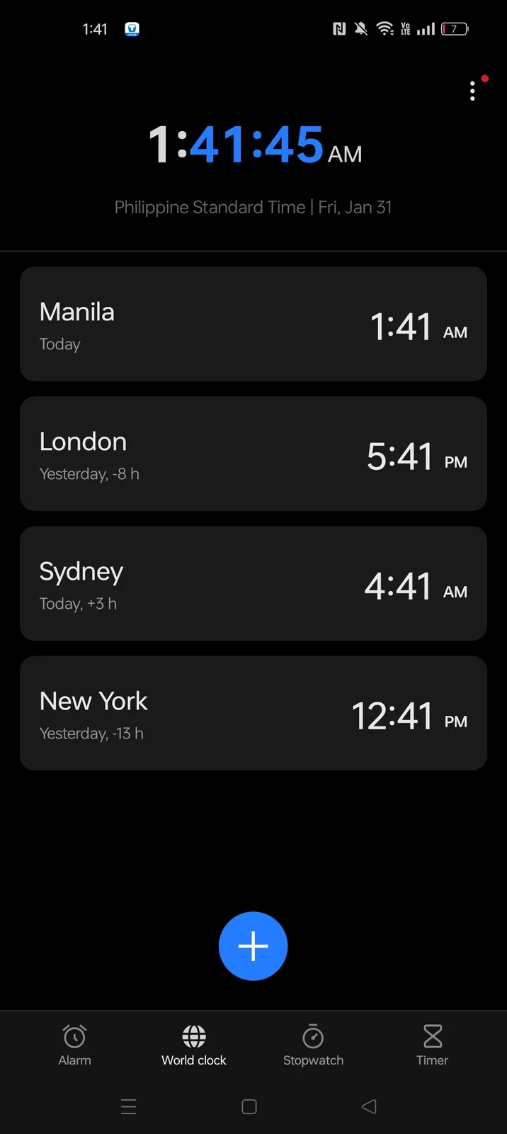 Just a Quick Time Check