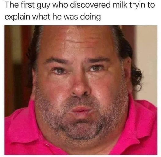 A close-up image of a man with a confused, slightly bewildered expression, wearing a bright pink polo shirt. The overlaid…