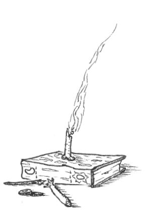 The marker of a magic user's demise