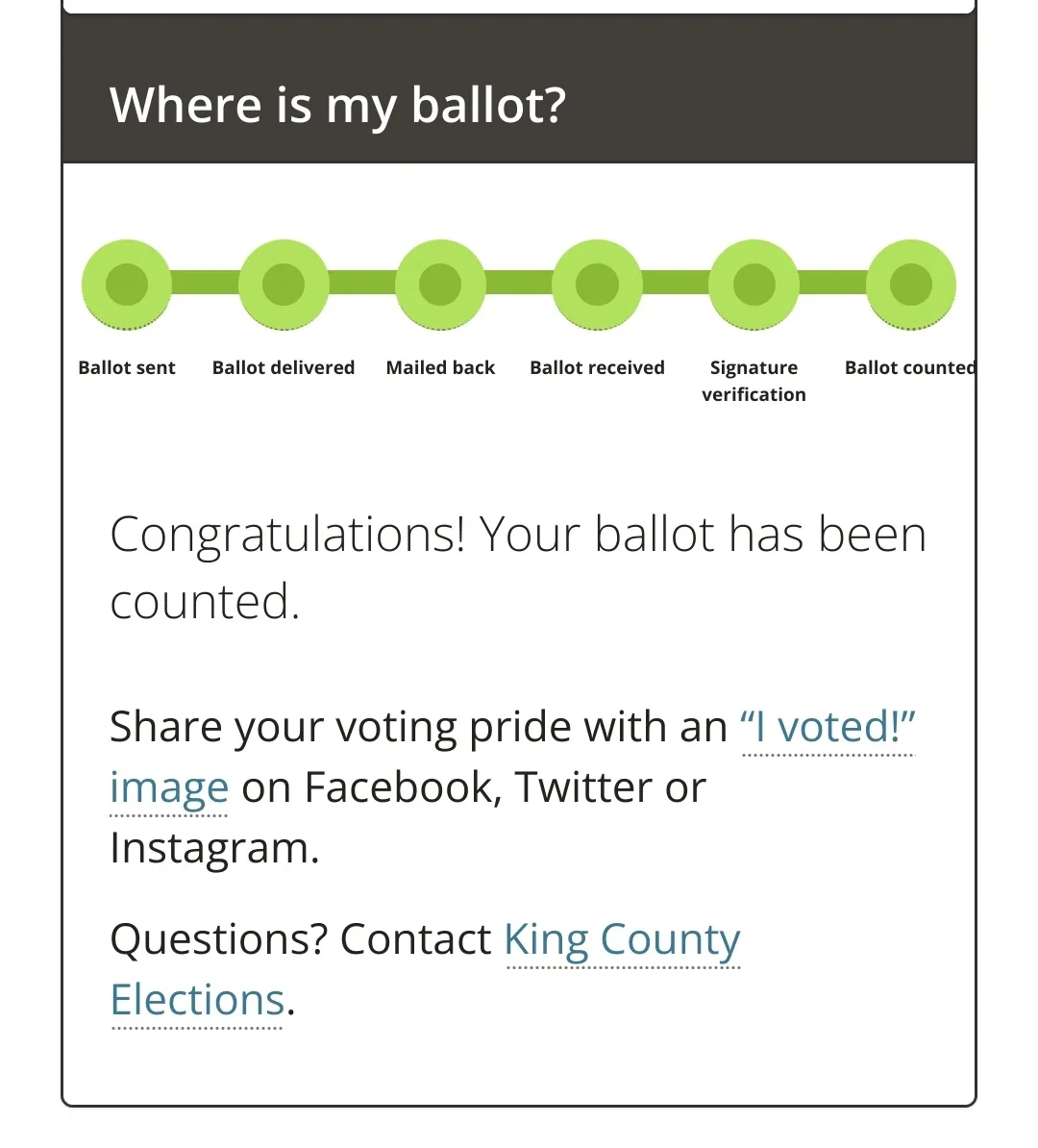 Voting: Mission Accomplished