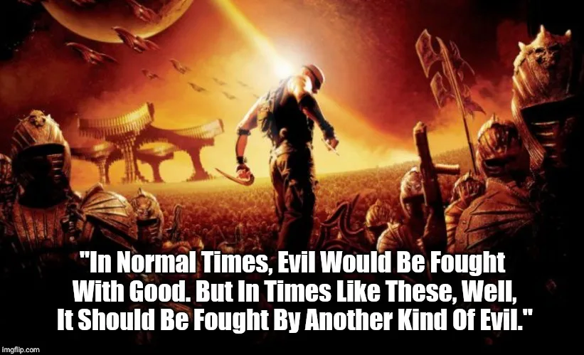 A dramatic, orange-hued image depicts a lone warrior in armor standing defiantly on a battlefield, facing a massive army of…