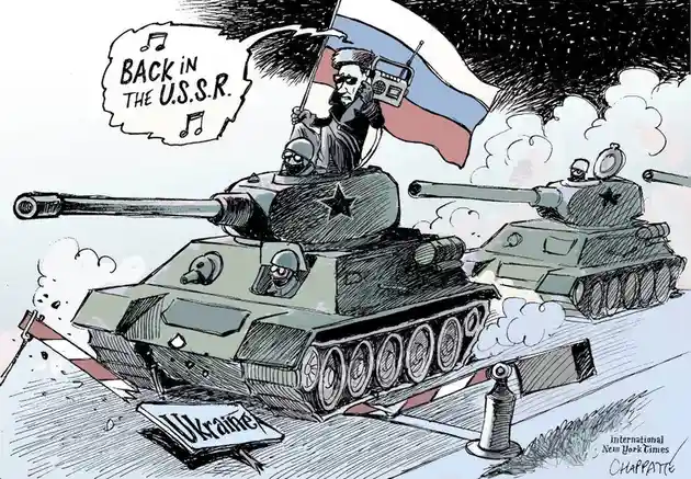 Putin caricature
