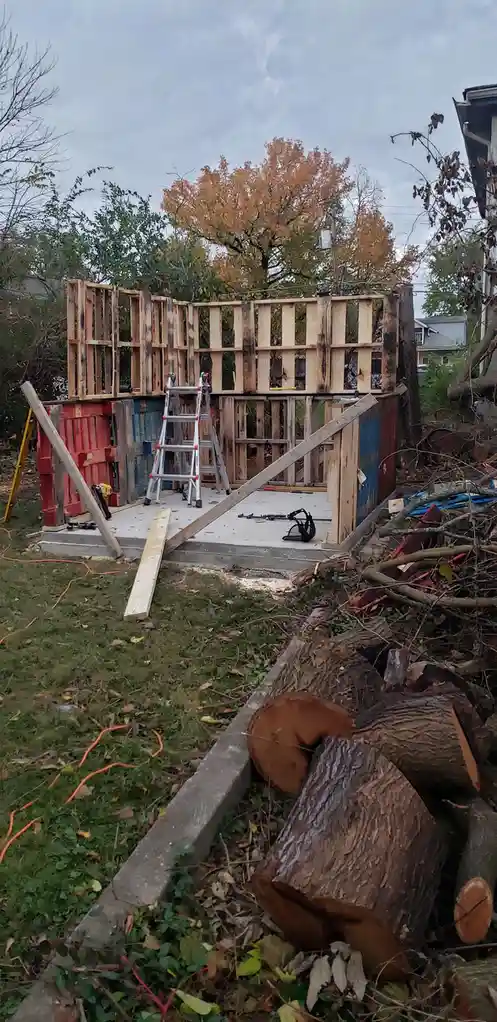 Transform Your Space with a DIY Pallet Shed: Rustic Charm Awaits!