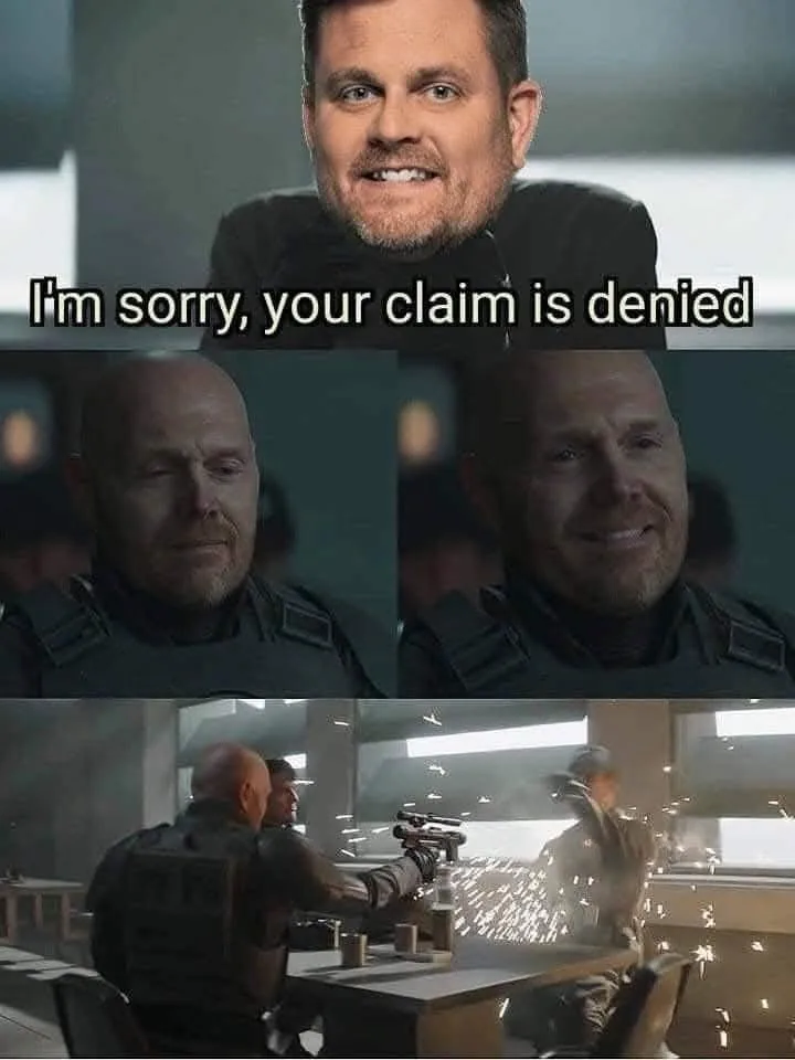 The meme features a three-panel image from the movie 'The Equalizer 2'. The top panel shows a man with a smug, condescending…