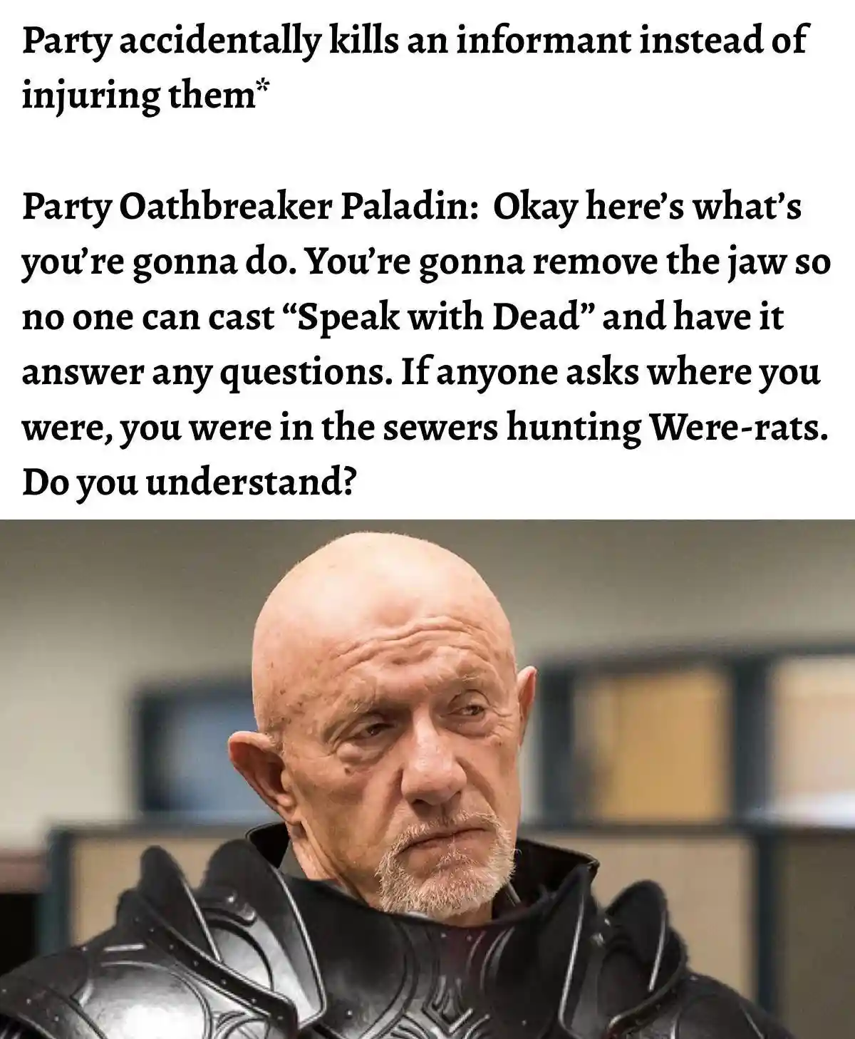 Remember to give them a taste of their own medicine