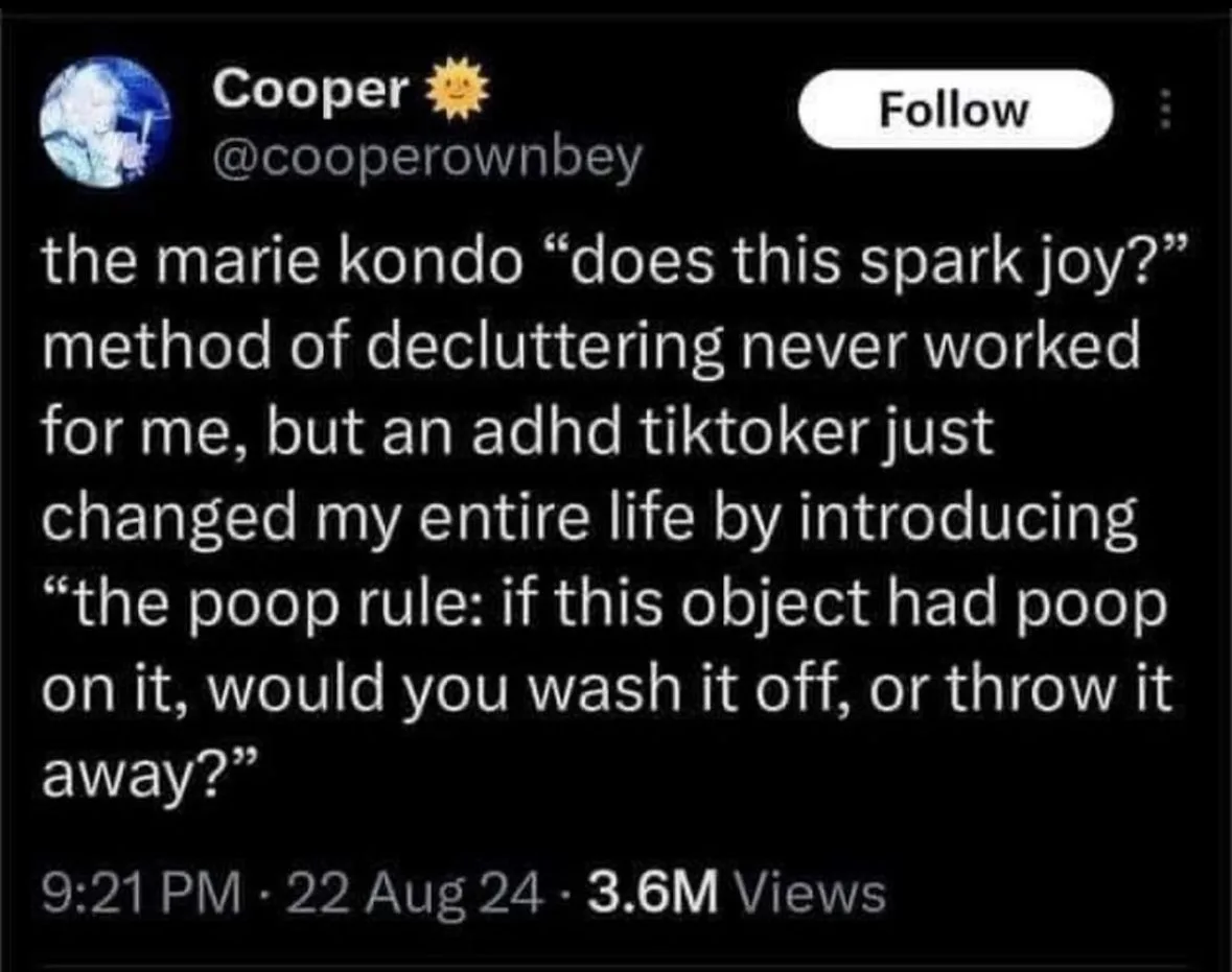 A screenshot of a tweet from user Cooper (@cooperownbey) with a black background and white text. The tweet states that the…
