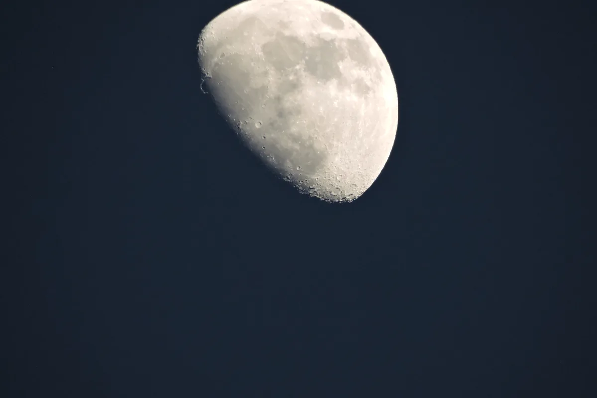 Captivating Moon Photo Taken with a Sony P600