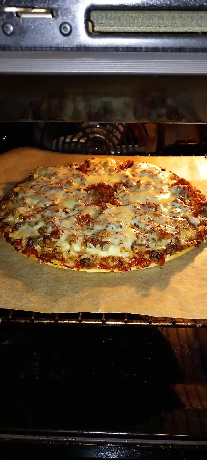 Snoring pizza: the ultimate food dream.