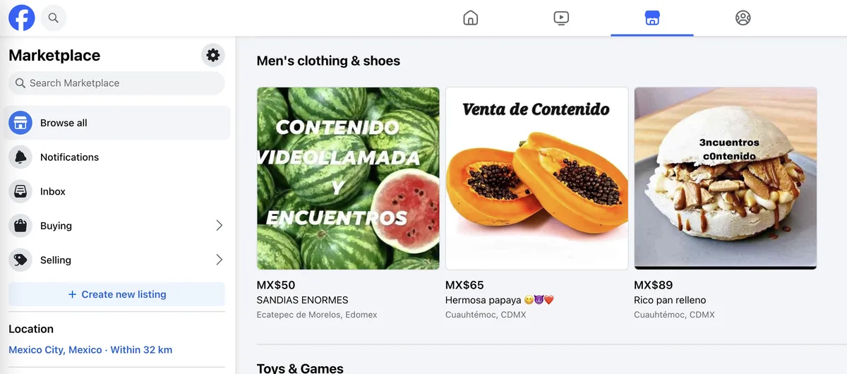 Creative Advertising: Mexican Prostitutes Promote Their Services as Fruits and Desserts on Facebook