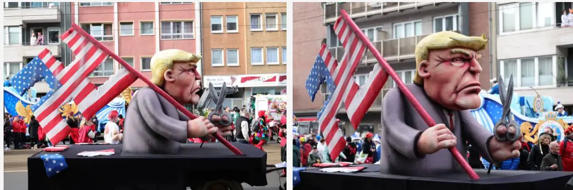 Trump's Wild Carnival Adventure in Germany
