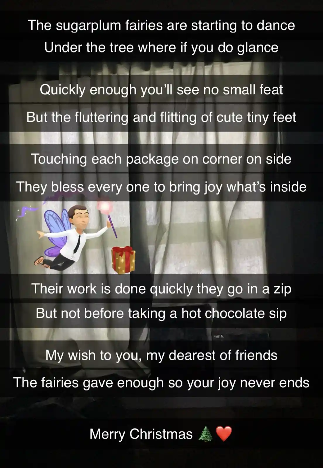 Merry Christmas Everyone! My Poetry Might Be Rough, But the Sentiment is Real.