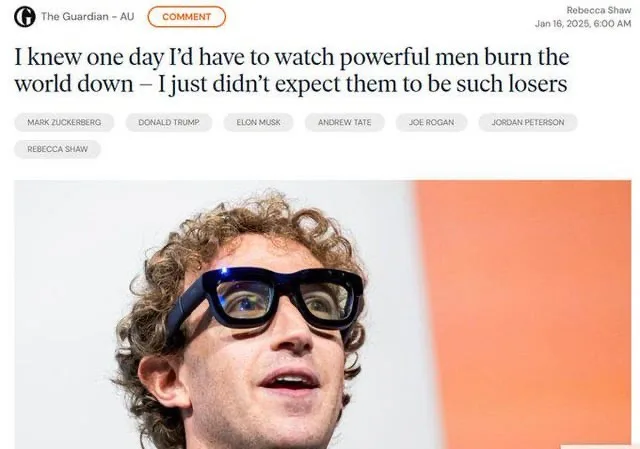 A screenshot of a The Guardian article comment section showing a headline that reads 'I knew one day I'd have to watch…