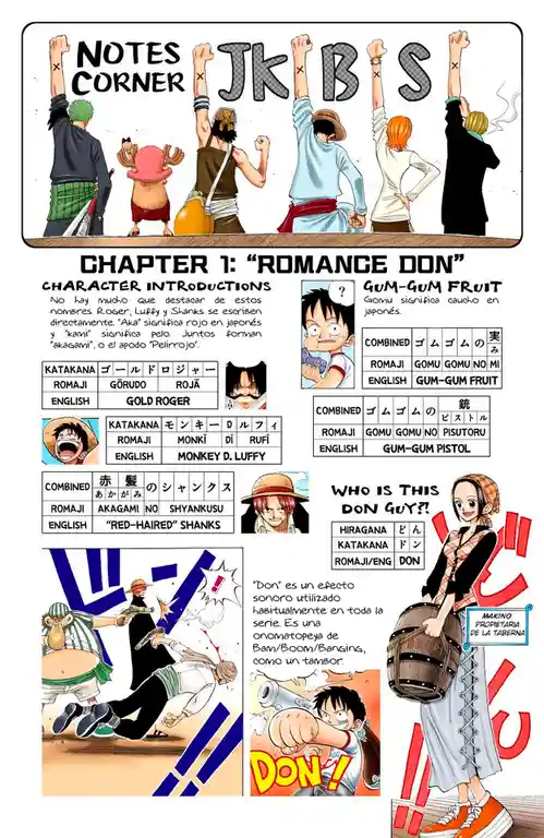 One Piece SBS Spanish Volumes 1 to 10