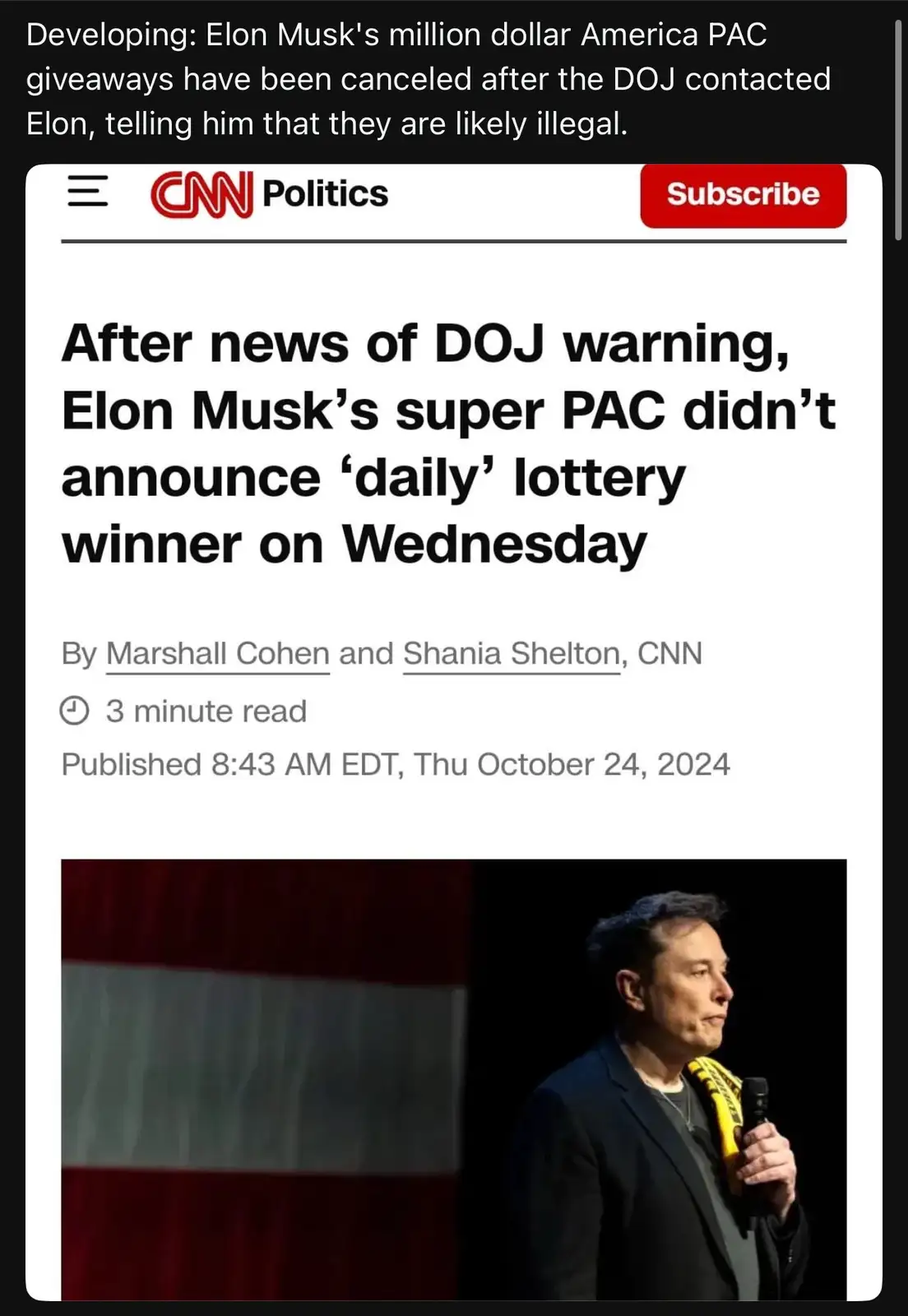 As If He Was Ever Going to Pay - The DoJ Just Gave Him an Easy Out