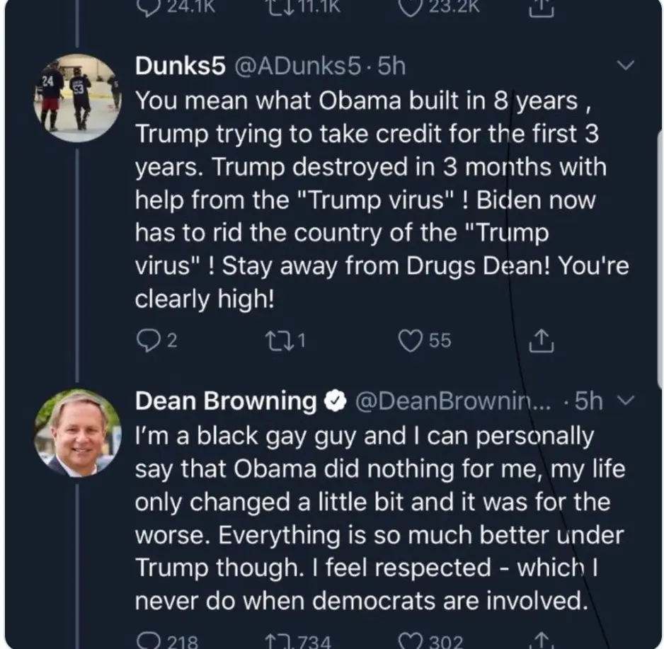 For the Reaction: Dean Browning, the 'Black Gay Trump Supporter'