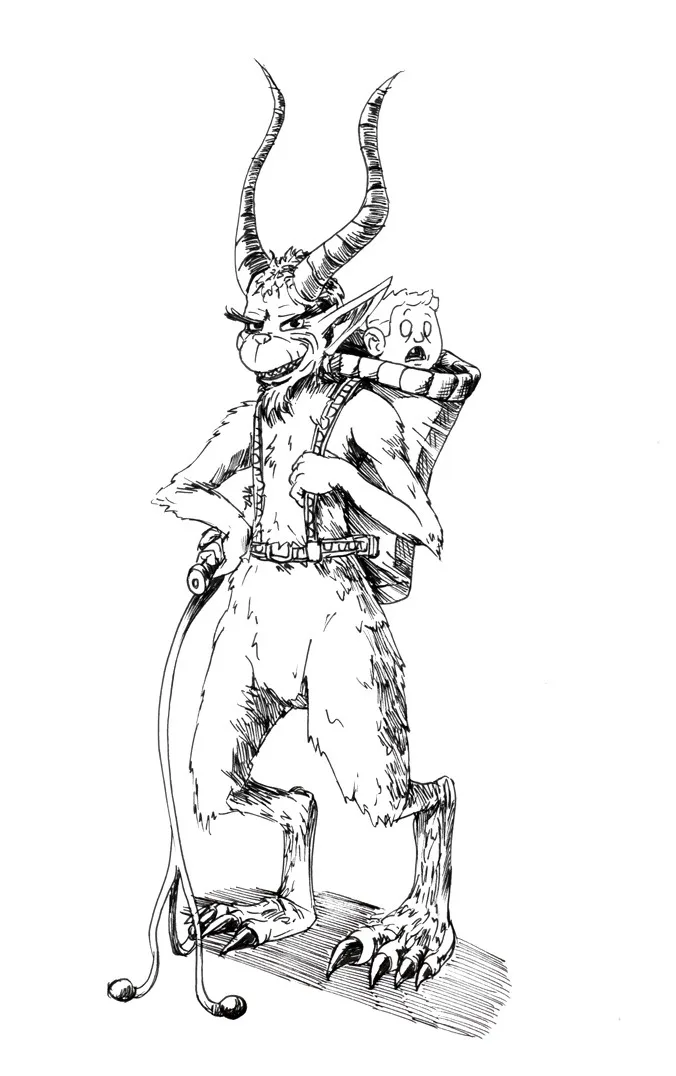 Daily Sketch: Meet Krampus