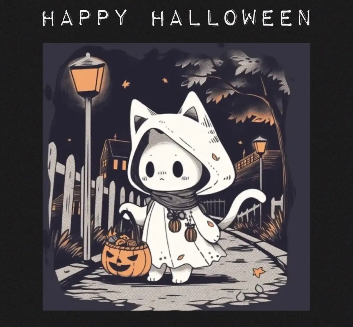 The Spookiest Halloween Cat