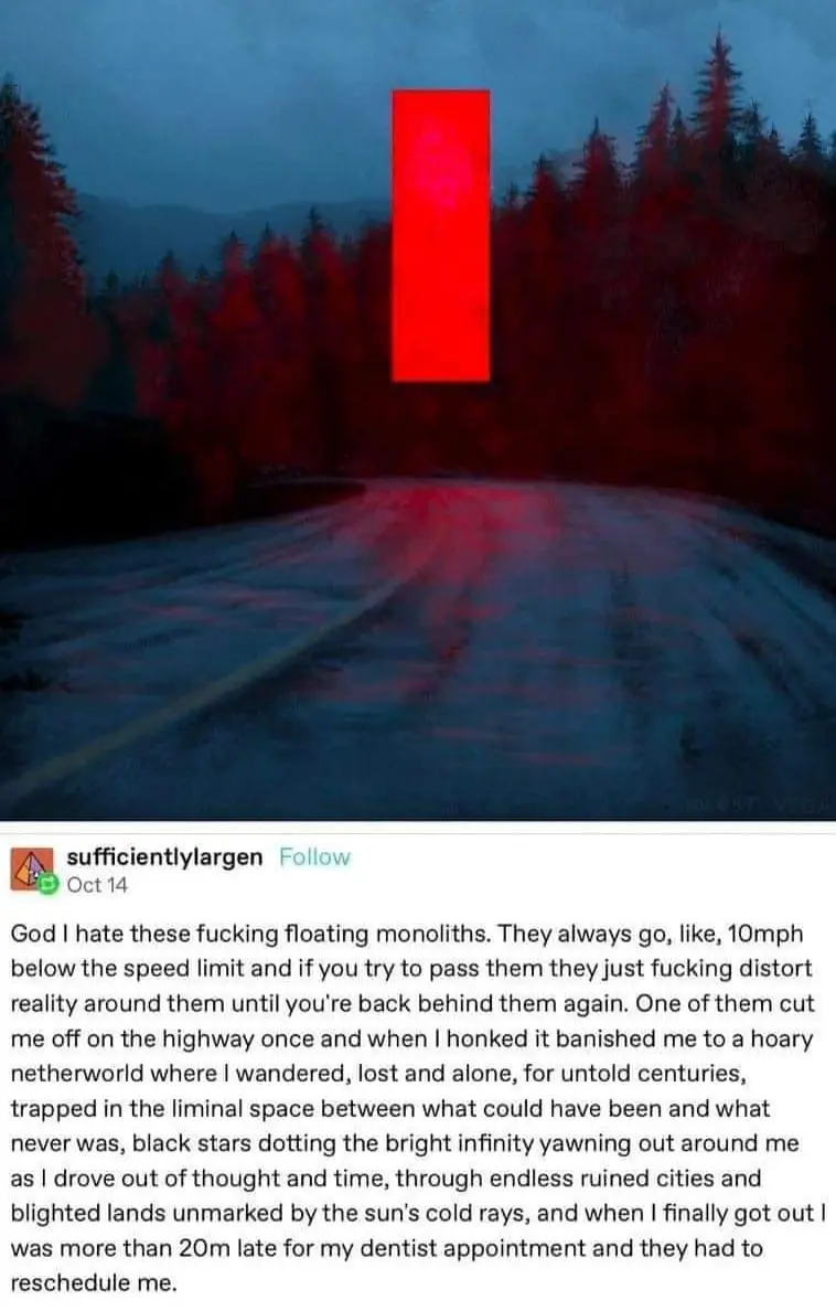 Floating Red Monoliths: A Serious Concern We Can't Ignore