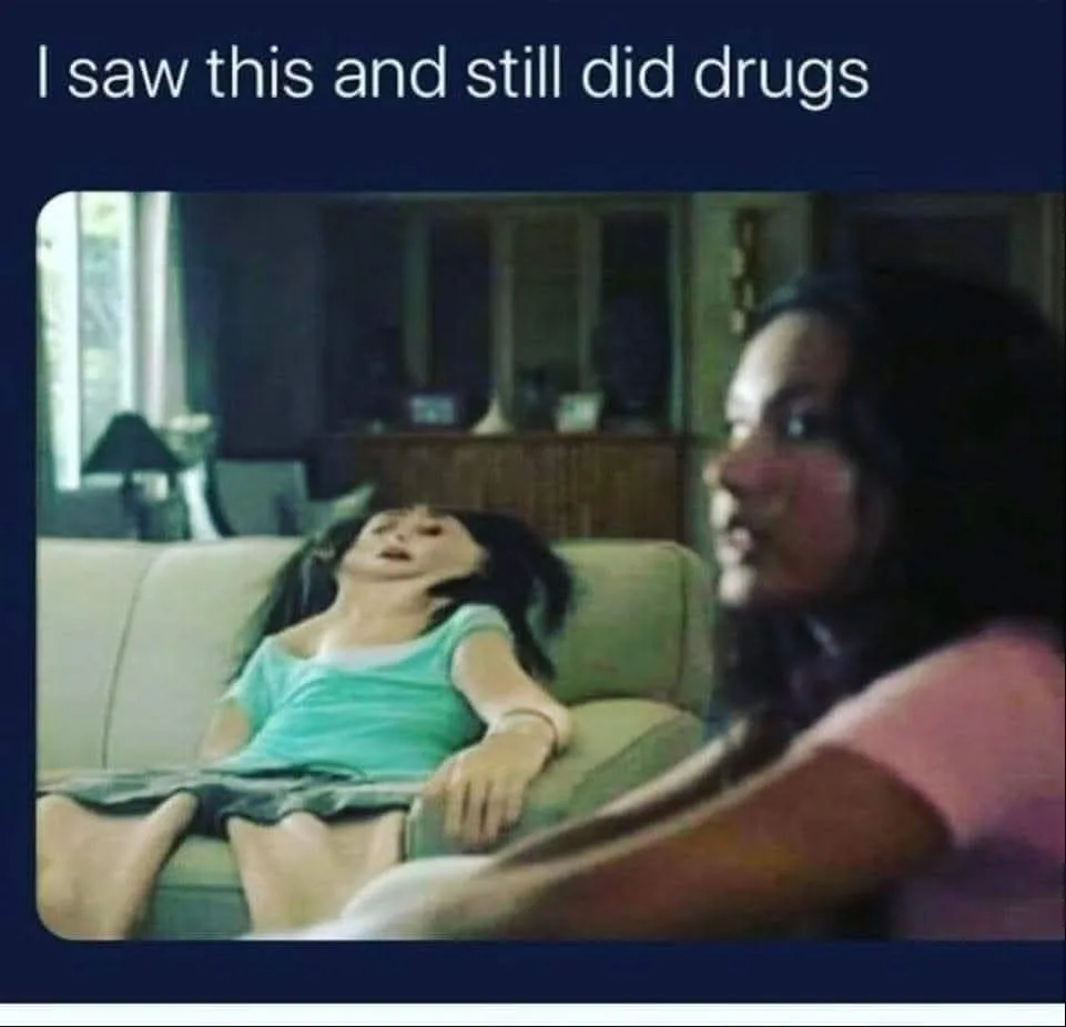 A blurry image shows a young woman in a pink shirt looking at another young woman lying unconscious or unresponsive on a…