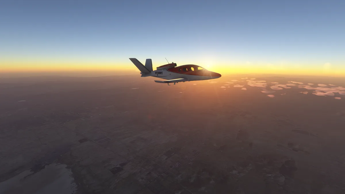 What a gorgeous morning to take to the skies!