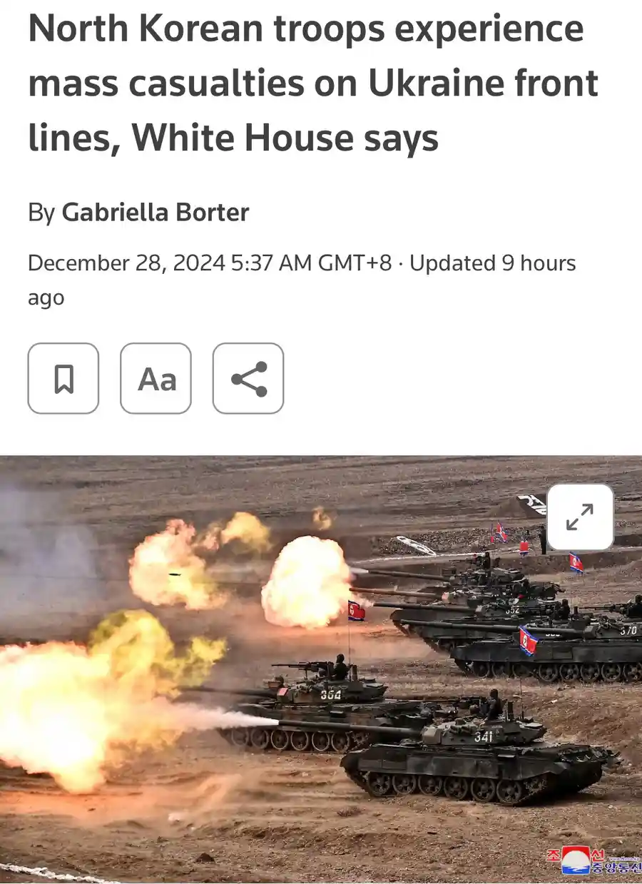 US Reports Shocking Casualties: 1000 North Korean Troops Killed or Wounded in Just One Week