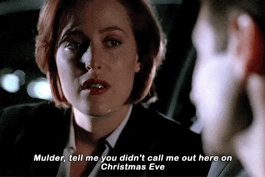 A meme featuring three panels of Dana Scully from 'The X-Files' looking concerned and repeating the line 'Mulder, tell me…