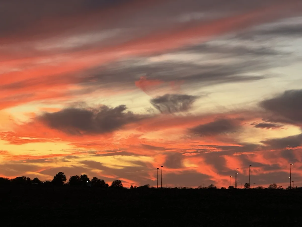 Breathtaking Sunset Over the Midwest