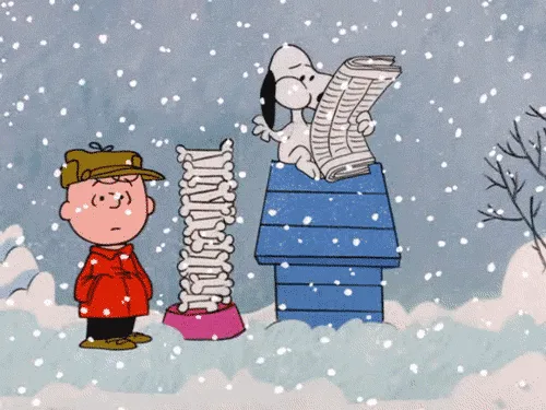 Christmas Isn't Complete Without Snoopy Devouring a Pile of Human Femurs
