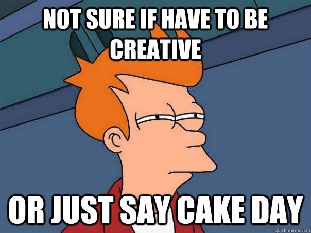 The image shows a side profile of the animated character Fry from Futurama, looking slightly confused or uncertain. He has…