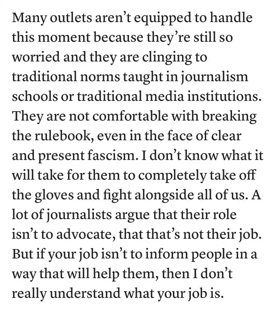 Marisa Kabas Explains How Mainstream Media Bows to the Fascist King