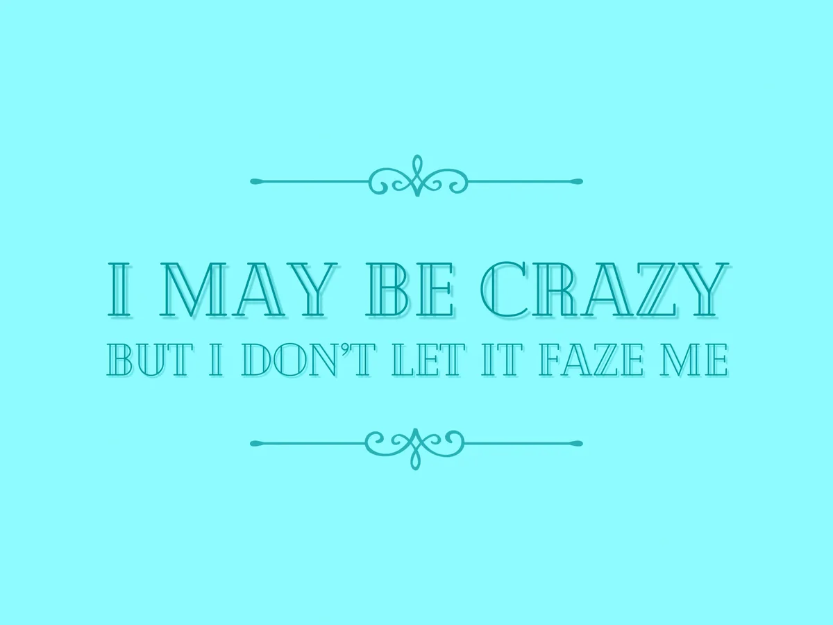 A solid light blue background features centered text in a teal serif font, framed by decorative scrollwork dividers. The…
