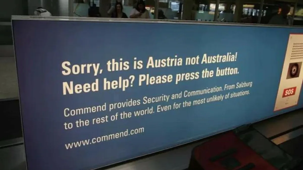 Your First Glimpse Upon Landing at Austria Airport