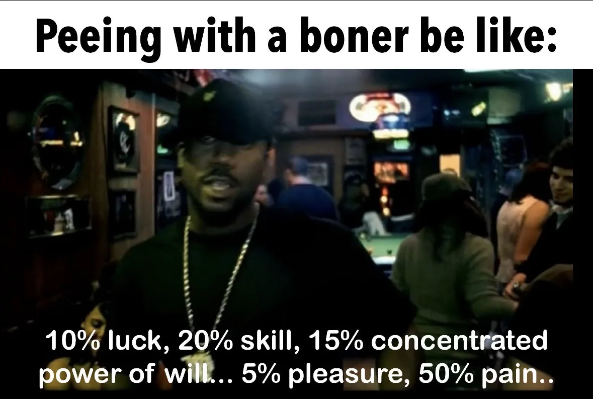 A man in a black cap and gold chain stands in a dimly lit bar, looking intensely at the camera. The overlaid text reads…