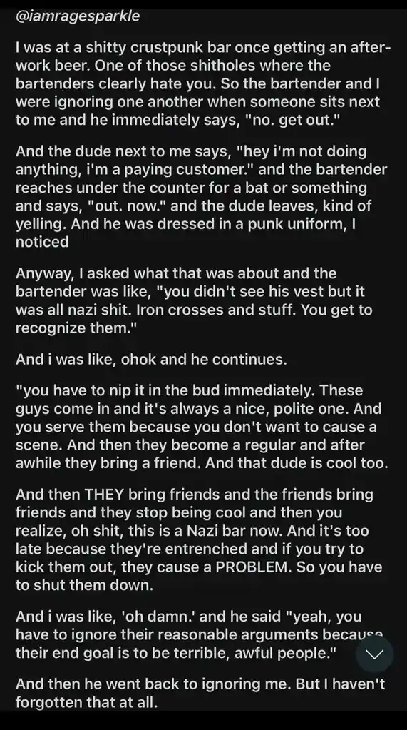 Not Even Once: A Cautionary Tale