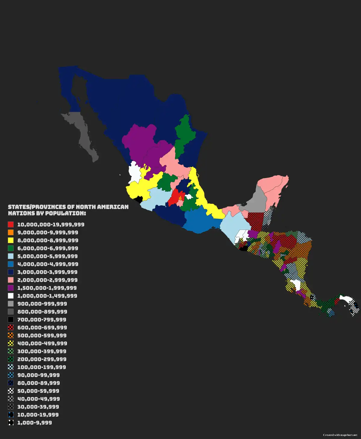 Exploring the Population Landscape of Central America
