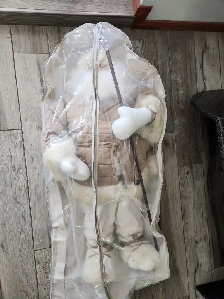 Spotted: This Guy in My House on Christmas, Complete with a See-Through Body Bag