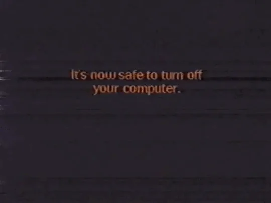 The image displays six identical panels arranged in two rows of three, each showing a dark screen with orange text that…