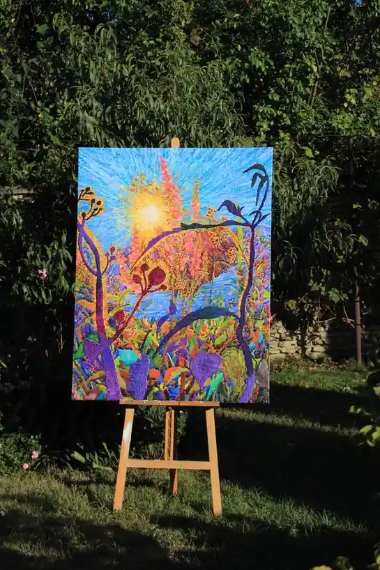 Lythrum Salcaria: A Beautiful Watercolor and Acrylic Masterpiece