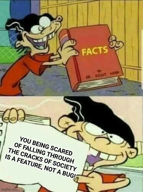 Two-panel comic strip featuring the character Arnold from 'Hey Arnold!' holding a red book titled 'FACTS' by Dr. Kent Webb…