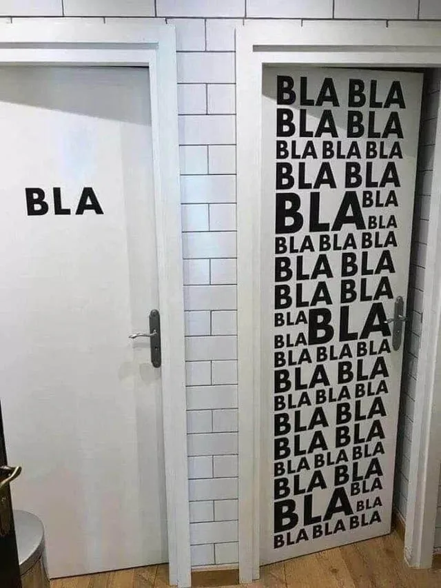 Just a Simple 'Bla' Moment