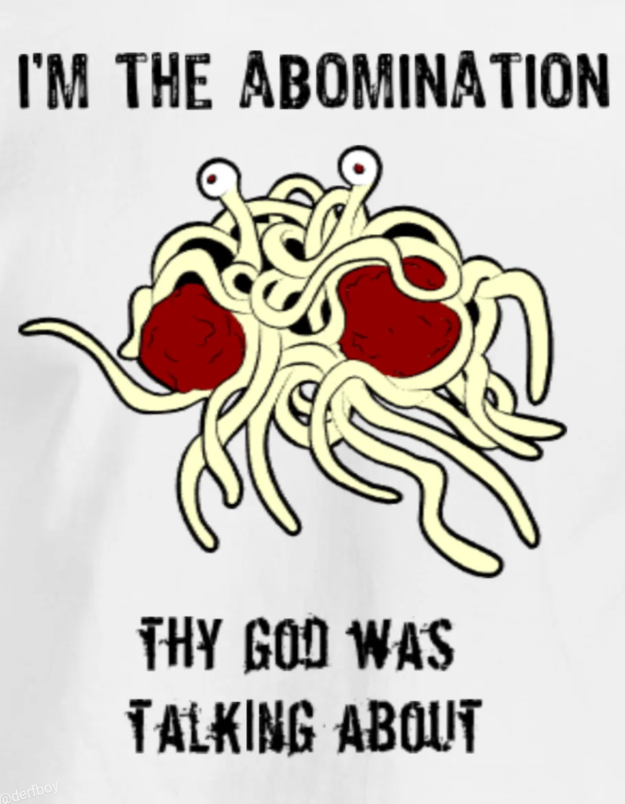 A cartoon drawing of a pale, noodle-like creature with multiple tentacles, two red brain-like organs, and two stalked eyes…