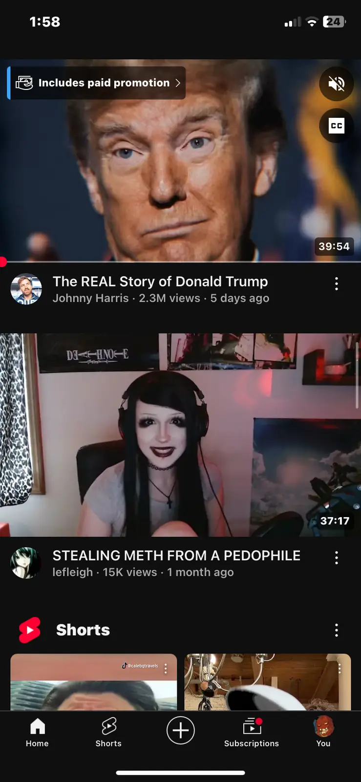 Sometimes I question my life choices while scrolling through the internet