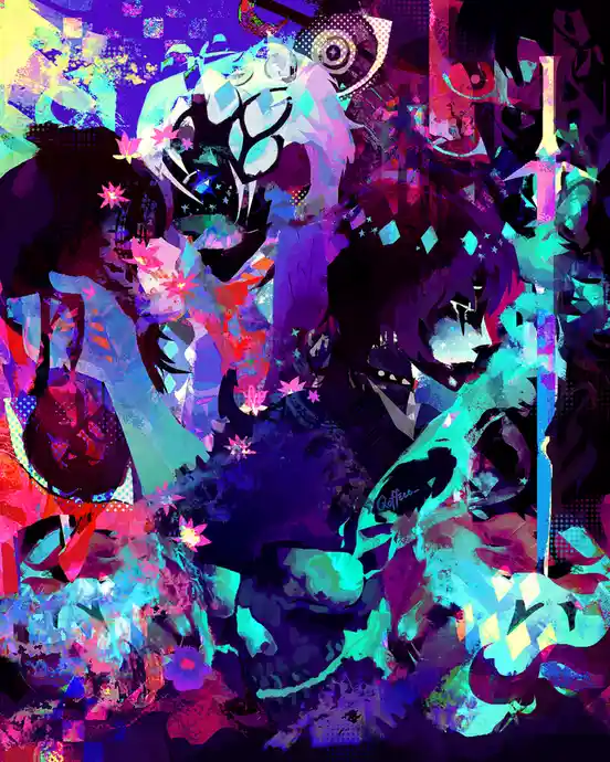 Check out this artwork featuring my original characters.