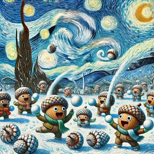 Team Acorn Takes on Van Gogh's Artistic Challenge