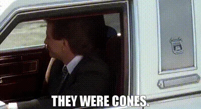 A six-panel meme strip showing a man in a suit sitting in the back of a white limousine, repeatedly saying 'THEY WERE…
