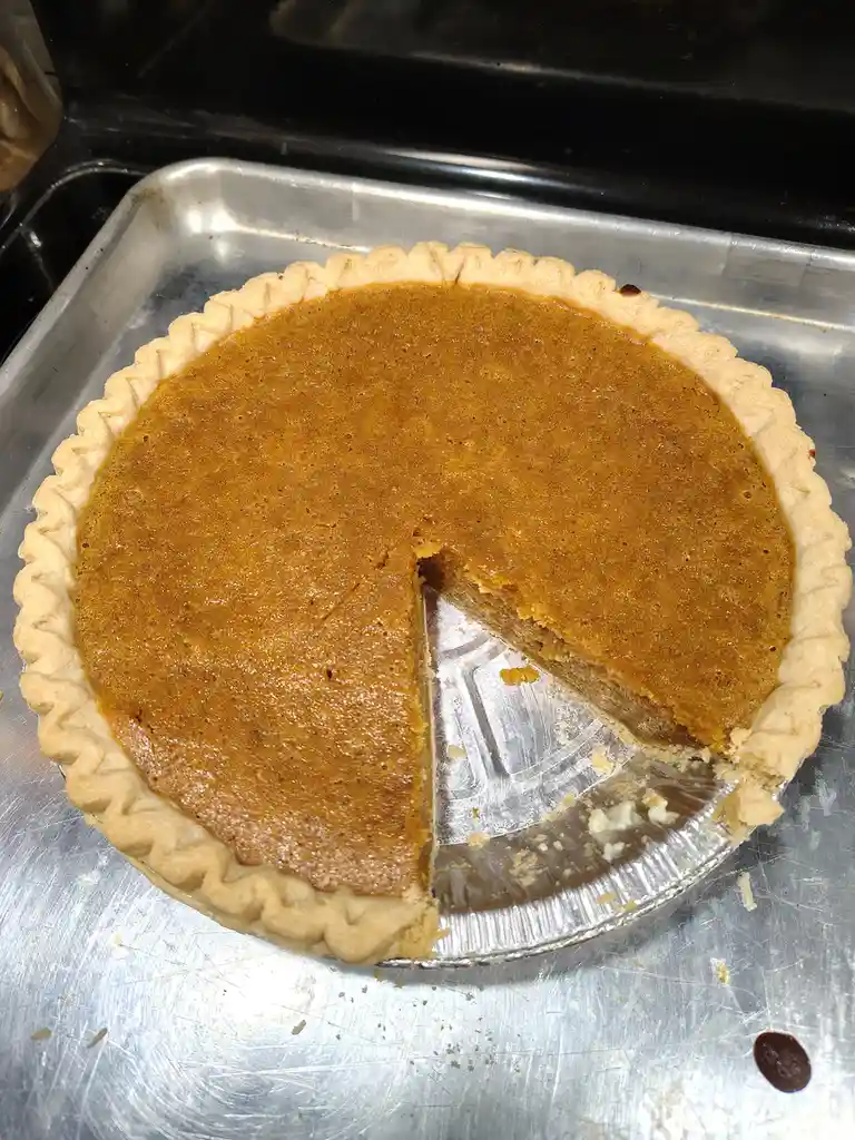 She Made Me a Delicious Sweet Potato Pie for Christmas!