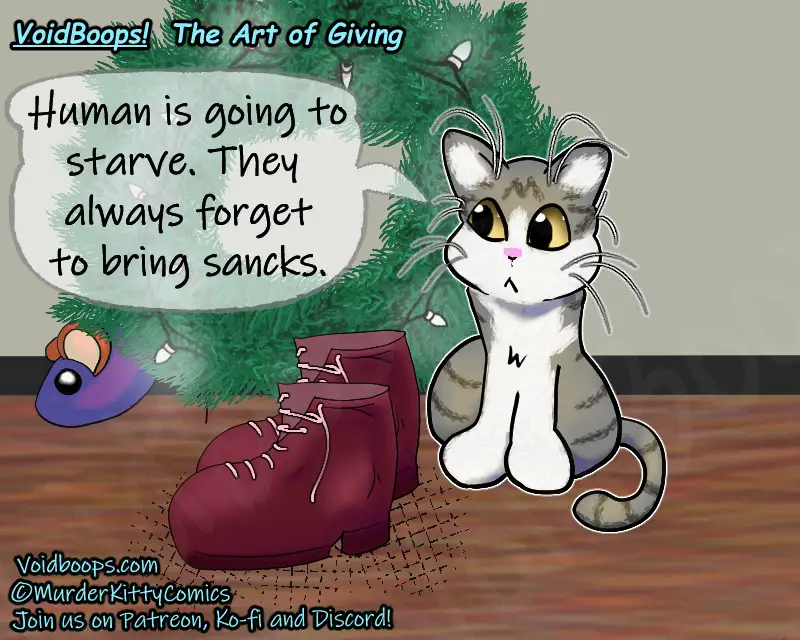 The Art of Giving: Check out this Voidboops panel by MurderKittyComics!