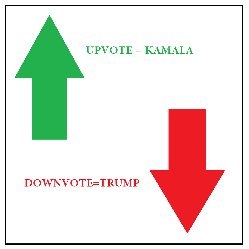 A white background image with a large green upward-pointing arrow on the left and a large red downward-pointing arrow on the…