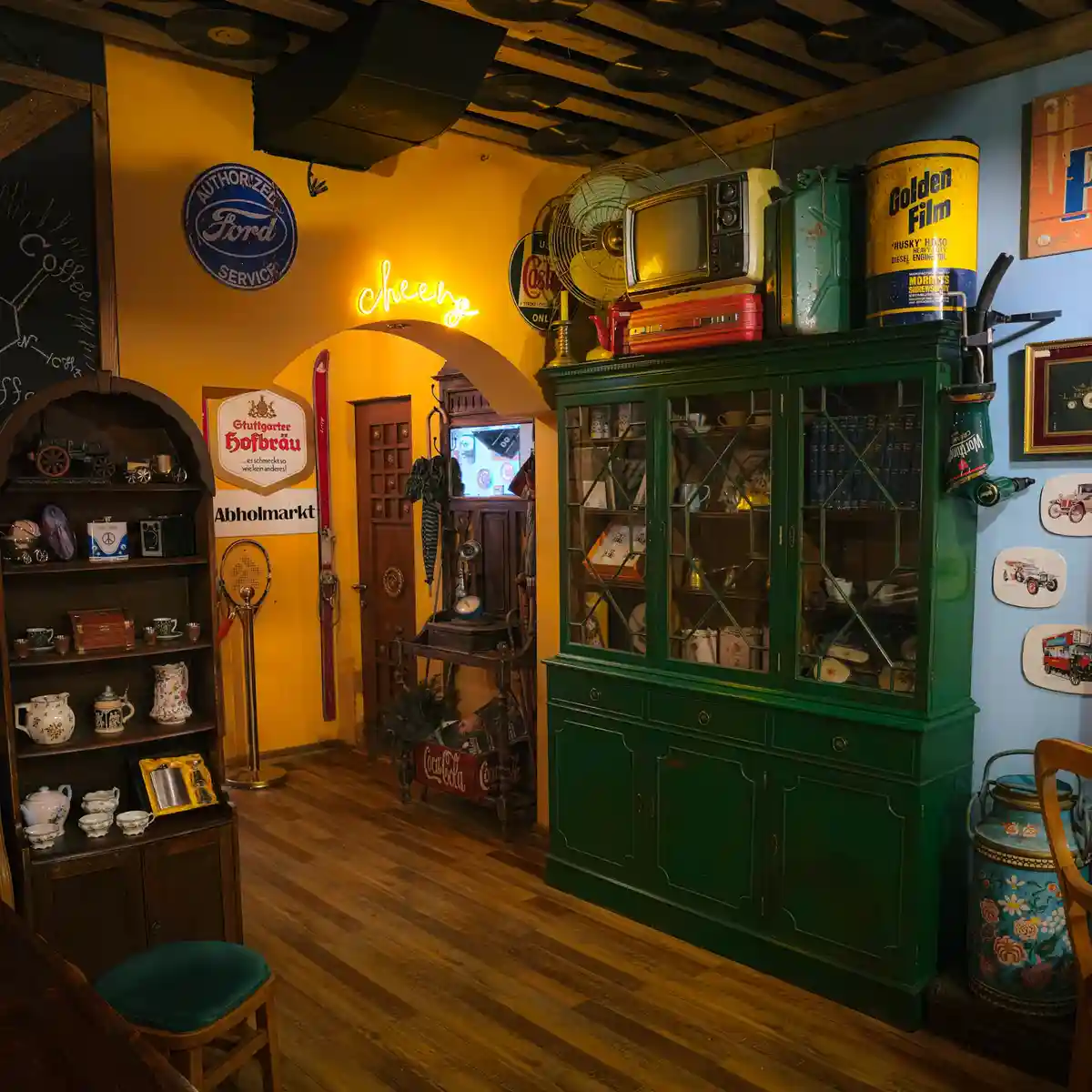 Step Back in Time at A Vintage Café